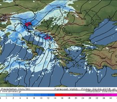 Πρόγνωση καιρού - Παρασκευή, 2 Φεβρουαρίου 2018