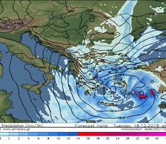 Έκτακτο δελτίο έντονων καιρικών φαινομένων