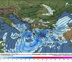 Εκτίμηση σχετικά με την επικείμενη ψυχρή εισβολή (23.../2/2019)