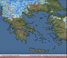 SiMeteo.gr - Πρόγνωση υετού 30/5... 2/6/2019