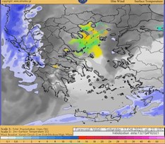 Σύνθετη προσομοίωση καιρού Ελλάδος, 15... 19 Απριλίου 2021