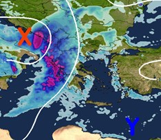 Πρόγνωση καιρού - 8... 10 Νοεμβρίου 2025