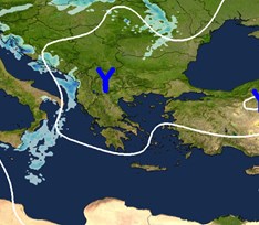 Πρόγνωση καιρού - 15... 17 Δεκεμβρίου 2025
