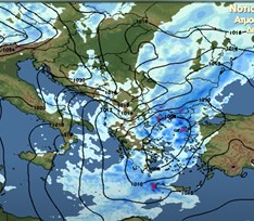 SiMeteoAlarm 5.10.2025 - Ισχυρές βροχές και καταιγίδες