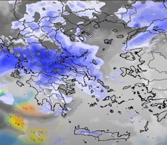 Σύνθετη προσομοίωση καιρού Ελλάδος, 23... 27 Απριλίου 2021