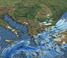 Simeteo.gr - Πρόγνωση υετού 23... 26 Φεβρουαρίου 2019